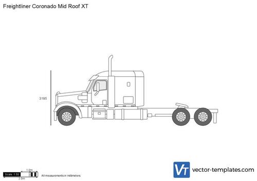 Freightliner Coronado Mid Roof XT