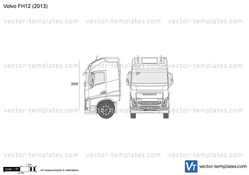 Templates - Trucks - Volvo - Volvo FH12