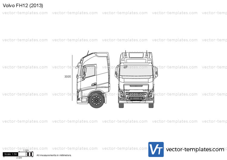 Templates - Trucks - Volvo - Volvo FH12