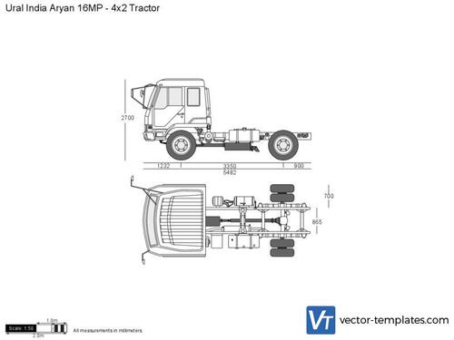 Ural India Aryan 16MP - 4x2 Tractor