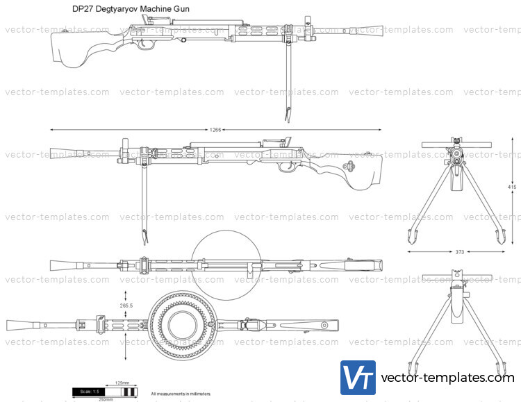 DP27 Degtyaryov Machine Gun