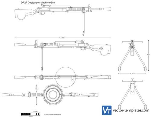 DP27 Degtyaryov Machine Gun