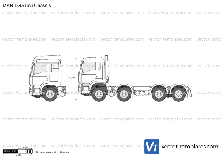 MAN TGA 8x8 Chassis