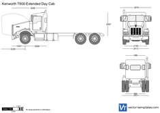 Kenworth T800 Extended Day Cab