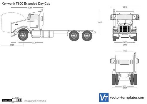 Kenworth T800 Extended Day Cab