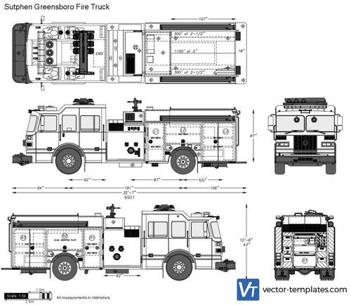 Sutphen Greensboro Fire Truck