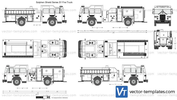 Sutphen Shield Series S1 Fire Truck