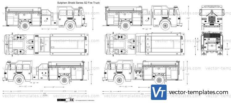 Sutphen Shield Series S2 Fire Truck