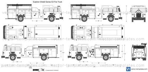 Sutphen Shield Series S3 Fire Truck