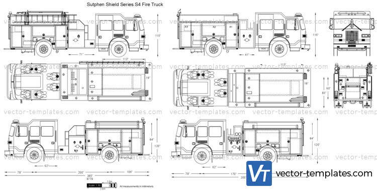 Sutphen Shield Series S4 Fire Truck