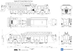 Sutphen SP 70 Aerial Platform Fire Truck