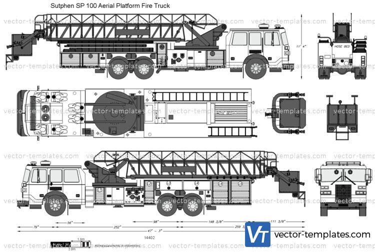 Sutphen SP 100 Aerial Platform Fire Truck