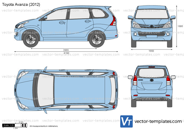 Vector toyota avanza