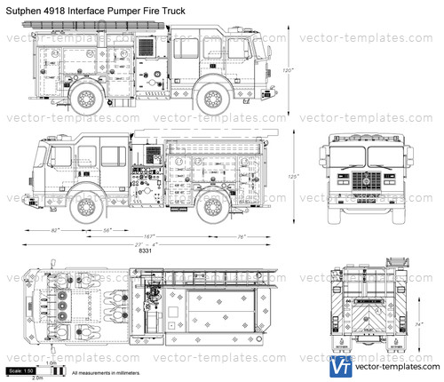 Sutphen HS-4918 Interface Pumper Fire Truck