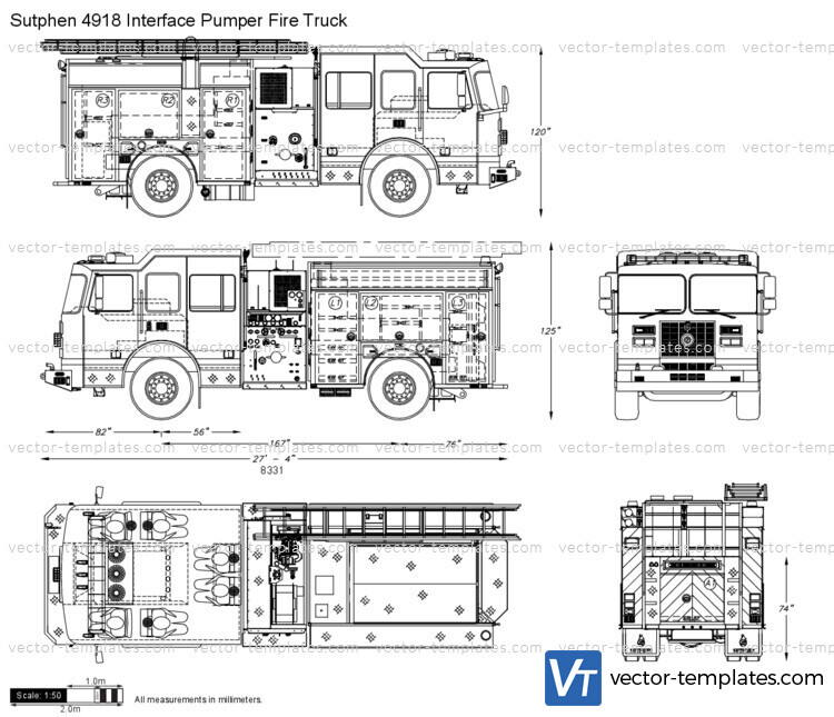 Sutphen HS-4918 Interface Pumper Fire Truck