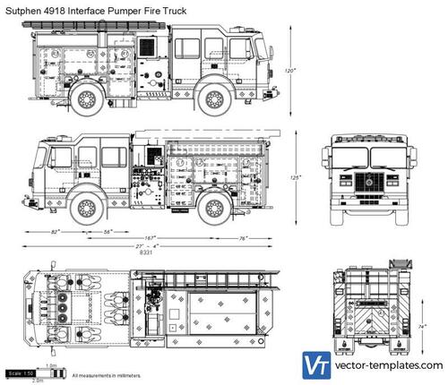 Sutphen HS-4918 Interface Pumper Fire Truck