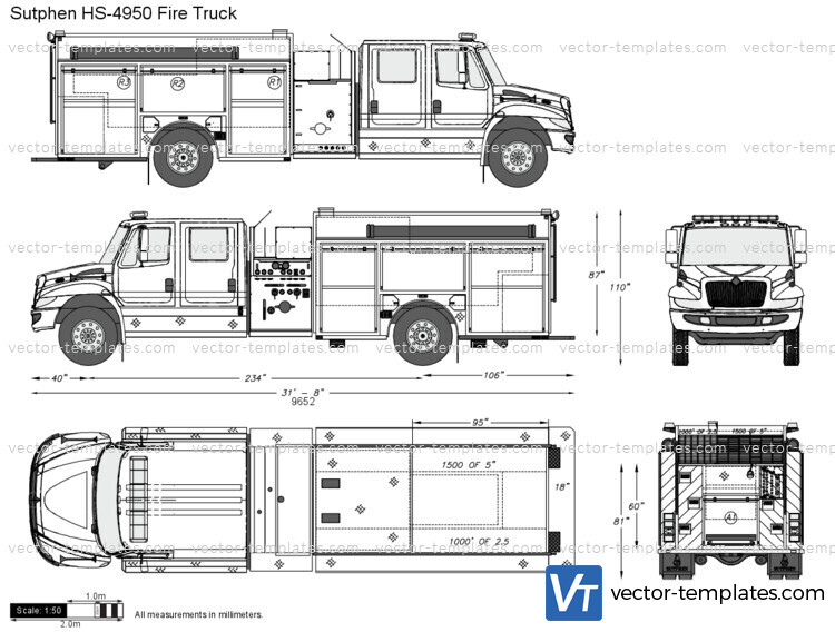 Sutphen HS-4950 Fire Truck