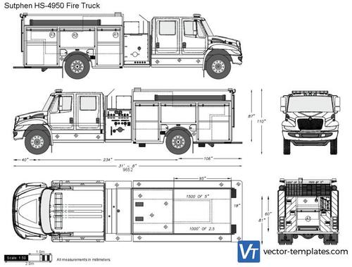 Sutphen HS-4950 Fire Truck