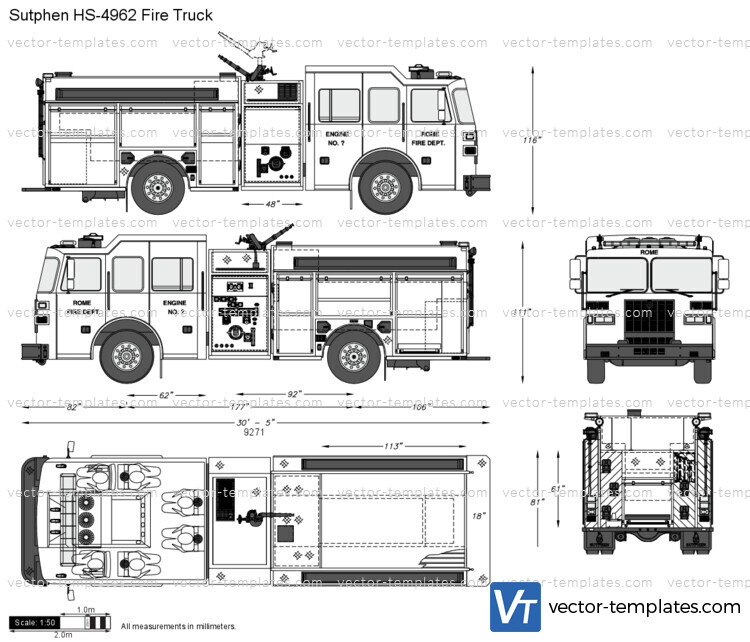 Sutphen HS-4962 Fire Truck