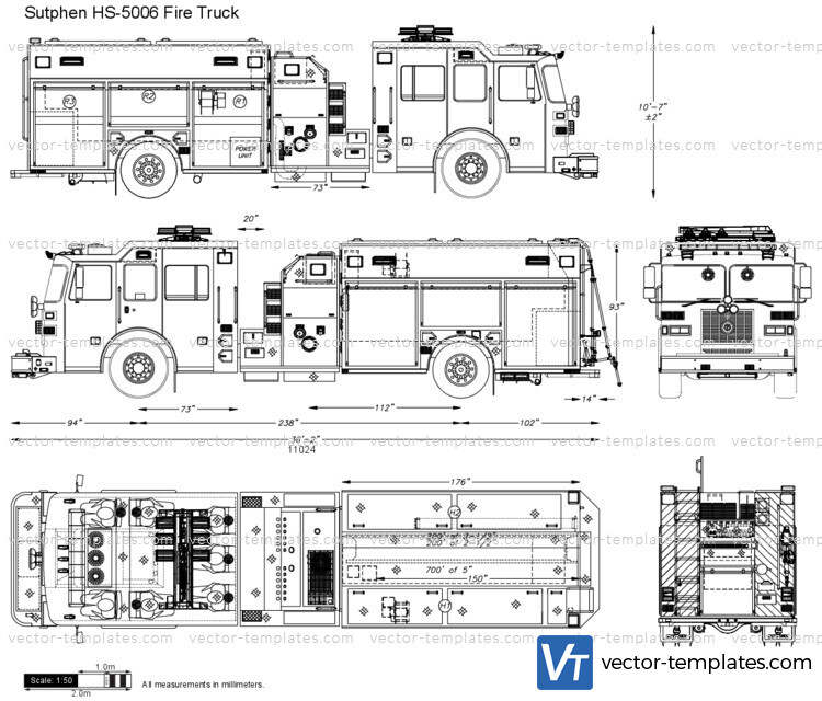 Sutphen HS-5006 Fire Truck