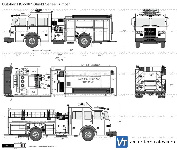 Sutphen HS-5007 Shield Series Pumper