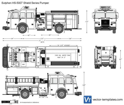 Sutphen HS-5007 Shield Series Pumper