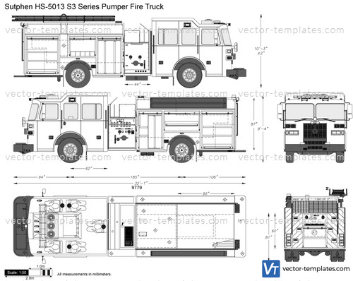 Sutphen HS-5013 S3 Series Pumper Fire Truck