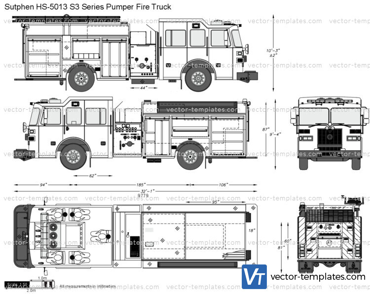 Sutphen HS-5013 S3 Series Pumper Fire Truck