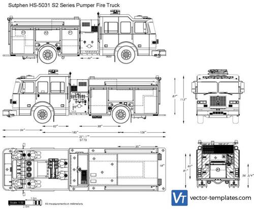 Sutphen HS-5031 S2 Series Pumper Fire Truck