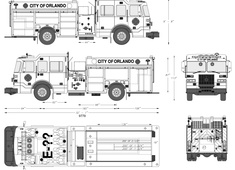 Sutphen HS-5034 S2 Series Pumper Fire Truck