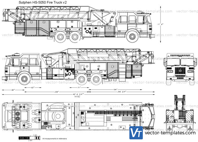 Sutphen HS-5050 Fire Truck