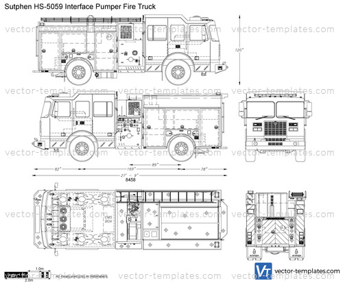 Sutphen HS-5059 Interface Pumper Fire Truck