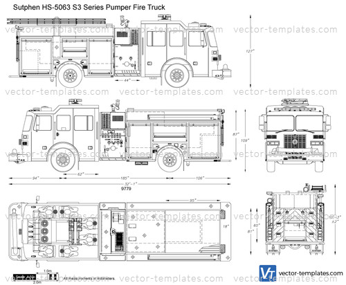 Sutphen HS-5063 S3 Series Pumper Fire Truck