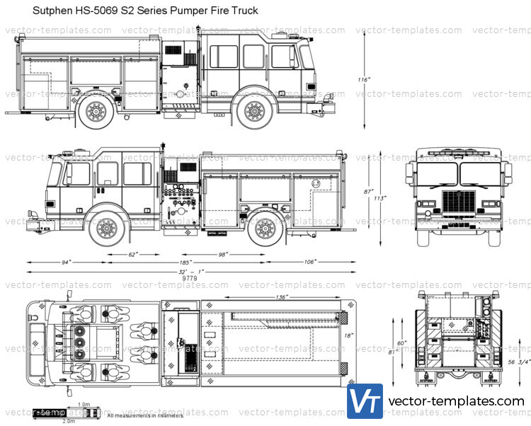 Sutphen HS-5069 S2 Series Pumper Fire Truck