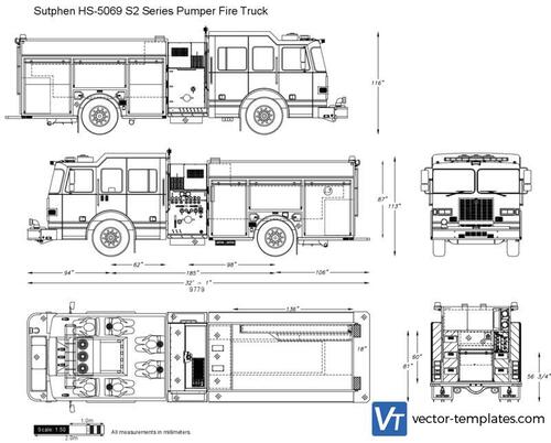 Sutphen HS-5069 S2 Series Pumper Fire Truck