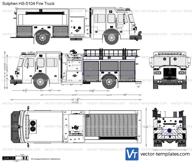 Sutphen HS-5104 Fire Truck