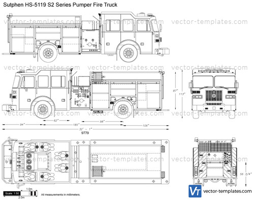 Sutphen HS-5119 S2 Series Pumper Fire Truck