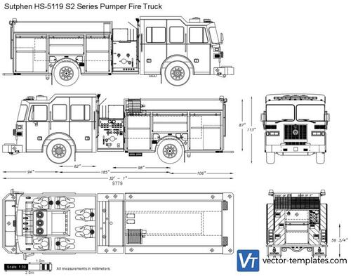 Sutphen HS-5119 S2 Series Pumper Fire Truck