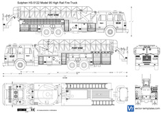 Sutphen HS-5122 Model 95 High Rail Fire Truck