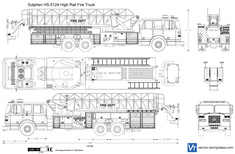 Sutphen HS-5124 High Rail Fire Truck