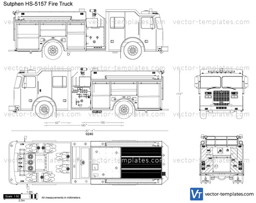 Sutphen HS-5157 Fire Truck