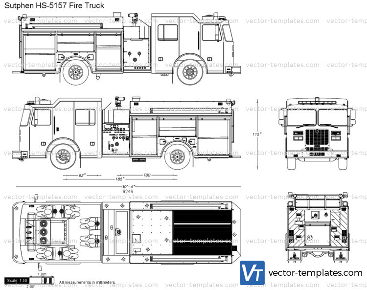 Sutphen HS-5157 Fire Truck