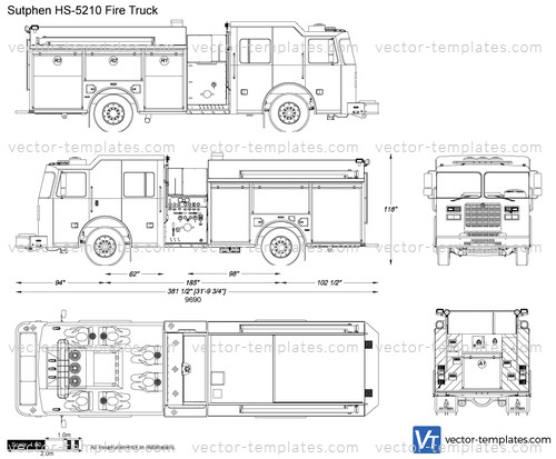 Sutphen HS-5210 Fire Truck