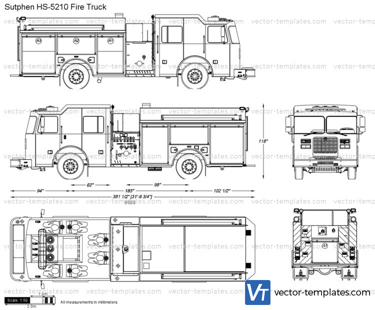 Sutphen HS-5210 Fire Truck