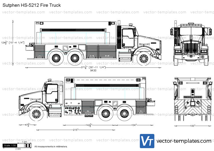 Sutphen HS-5212 Fire Truck