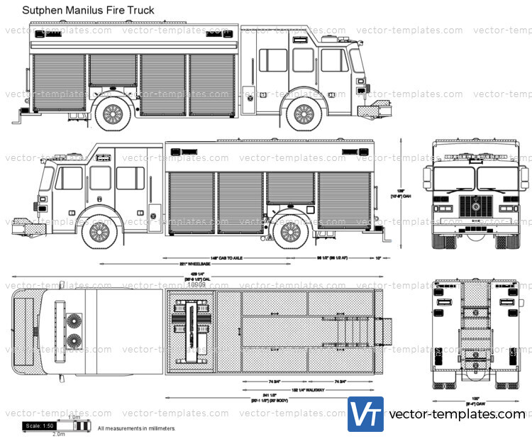 Sutphen Manilus Fire Truck