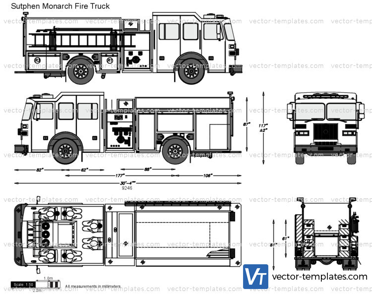 Sutphen Monarch Fire Truck