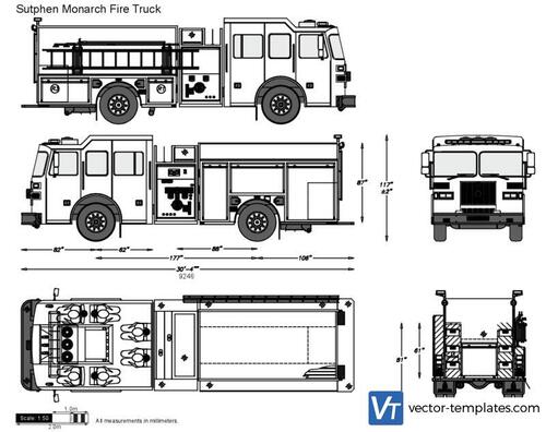 Sutphen Monarch Fire Truck