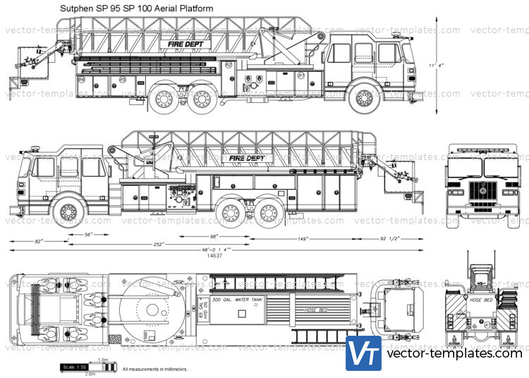 Sutphen SP 95 SP 100 Aerial Platform