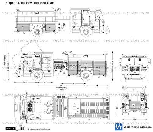 Sutphen Utica New York Fire Truck